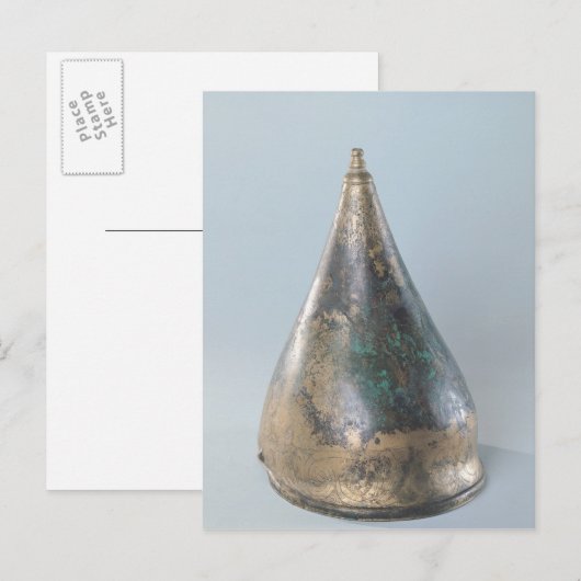 Helm mit Innenausstattung Postkarte (Vorne/Hinten)