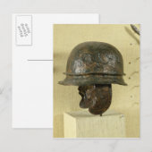 Helm mit Wangenwächter aus Alesia, Tene III Postkarte (Vorne/Hinten)