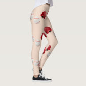 Helm und Bälle auf Baseball Leggings (Rechts)