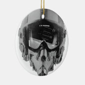 Helm und Höhenmesser für Kämpfer Keramik Ornament (Rechts)