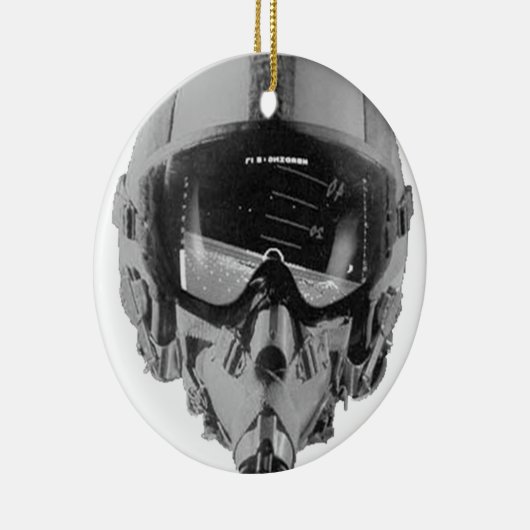 Helm und Höhenmesser für Kämpfer Keramik Ornament (Rechts)