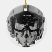 Helm und Höhenmesser für Kämpfer Keramik Ornament (Vorne)