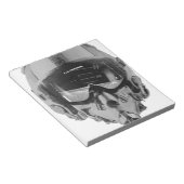 Helm und Höhenmesser für Kämpfer Notizblock (angewinkelt)