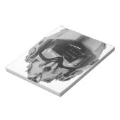 Helm und Höhenmesser für Kämpfer Notizblock (Rotiert)