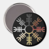 Helm von Awe Bear Pride Magnet (Vorderseite/Rückseite)