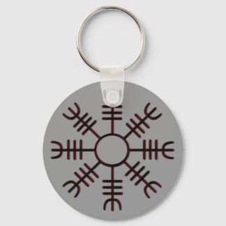 Helm von Awe Red Glow Schlüsselanhänger