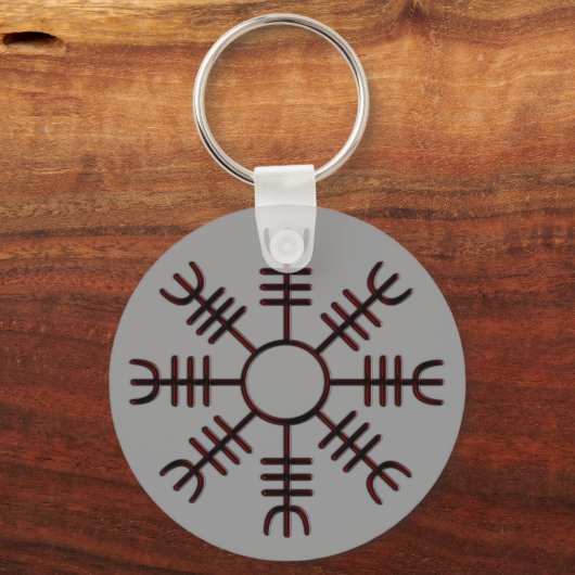 Helm von Awe Red Glow Schlüsselanhänger (Vorderseite)