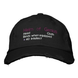 Helm von Genius Bestickte Baseballkappe