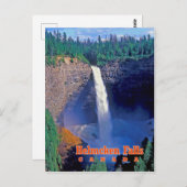 Helmcken Falls, British Columbia, Kanada Postkarte (Vorne/Hinten)