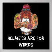Helme sind für Wimps Poster (Vorne)