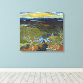 Helmer Osslund Spring Abend Hinter Kiruna Leinwanddruck (Insitu (Holzboden))