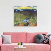 Helmer Osslund Spring Abend Hinter Kiruna Leinwanddruck (Insitu (Wohnzimmer))