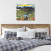 Helmer Osslund Spring Abend Hinter Kiruna Leinwanddruck (Insitu (Schlafzimmer))