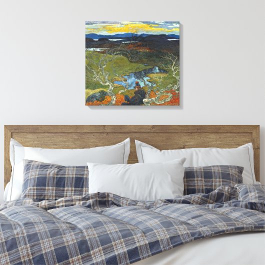 Helmer Osslund Spring Abend Hinter Kiruna Leinwanddruck (Insitu (Schlafzimmer))