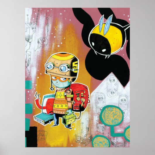 Helmet Boy Print/Poster Poster (Vorne)