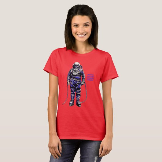 Helmet Diver Who Winchester Cathedral URM Gerettet T-Shirt (Vorne ganz)