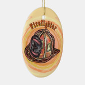 Helmet Firefighter Ornament (Rechts)