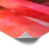 Helmet Hangon auf Feuerwehrfahrzeugen Poster (Ecke)