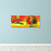 Helmet Lachs Can LabelLoring, AK Leinwanddruck (Insitu (Holzboden))