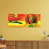 Helmet Lachs Can LabelLoring, AK Leinwanddruck (Insitu (Wohnzimmer))