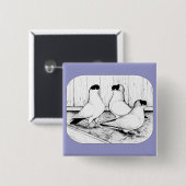 Helmet Pigeon Trio Button (Vorne & Hinten)