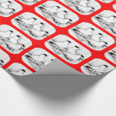 Helmet Pigeon Trio Geschenkpapier (Ecke)