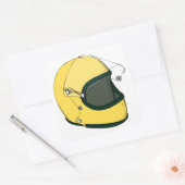 Helmet Quadratischer Aufkleber (Umschlag)