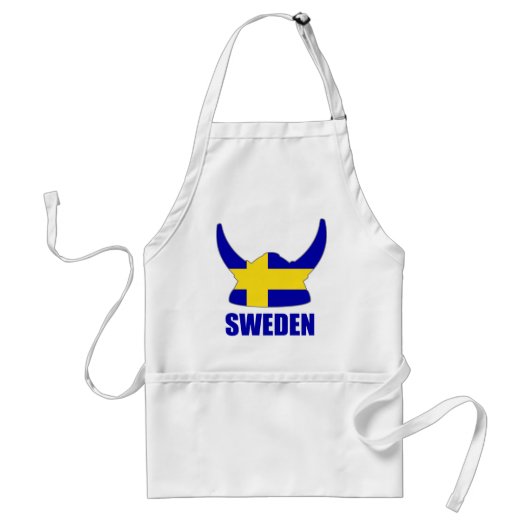 helmet_sweden_sweden10x10 schürze (Vorne)