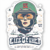 HELMETT AUFKLEBER (Vorderseite)