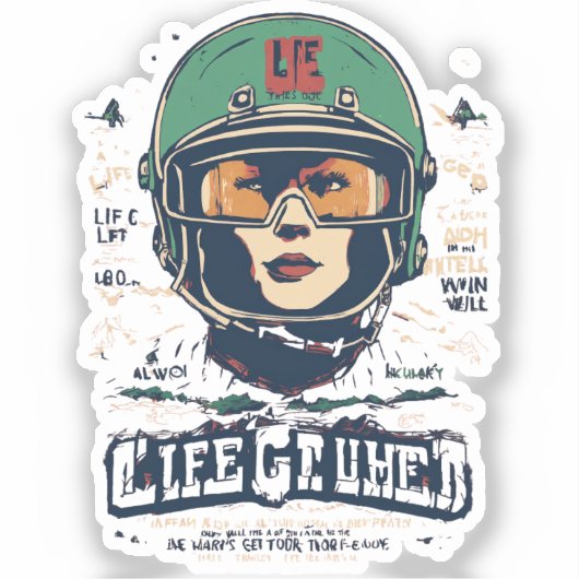 HELMETT AUFKLEBER (Vorderseite)