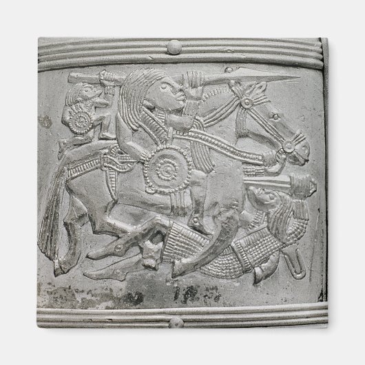 Helmfragment aus dem Sutton Hoo Treasure Magnet (Vorne)