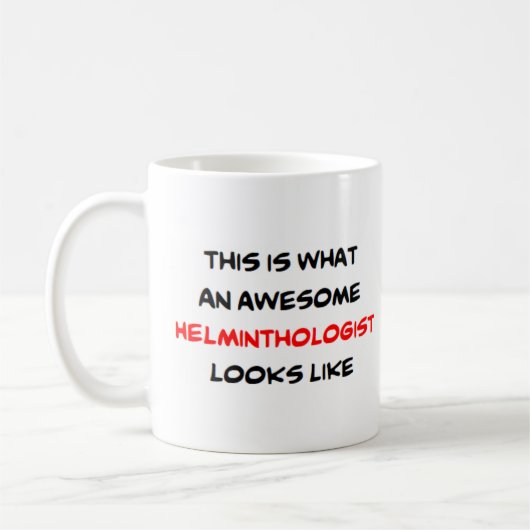 Helminthologe, phantastisch kaffeetasse (Links)