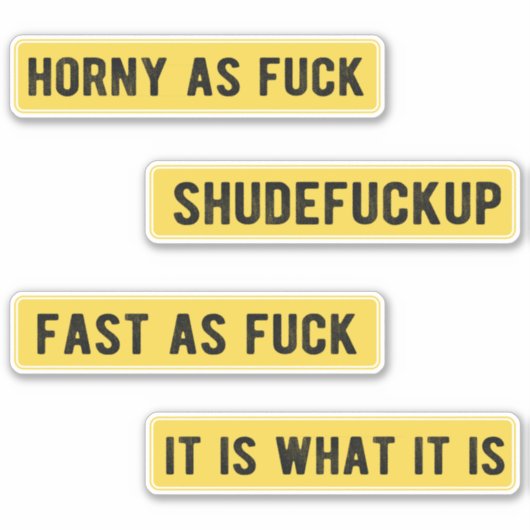 Helmsticker (gelb) aufkleber (Vorderseite)