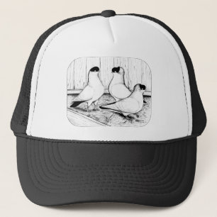 Helmttauben Trio Truckerkappe