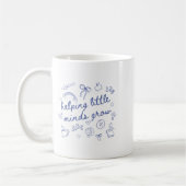 Helng Little Minds Grow Cute New Teacher Creative Kaffeetasse (Links)