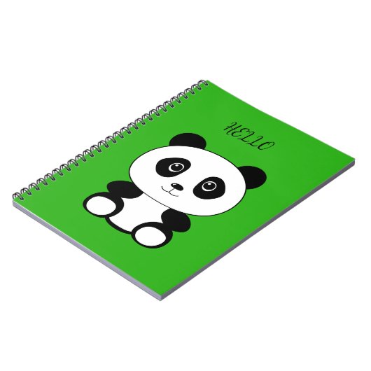Helo Panda Notizblock (Linke Seite)
