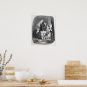 Heloise und Abelard küssen Poster (Küche)