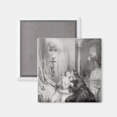 Heloise und Abelard Magnet (Vorderseite/Rückseite)