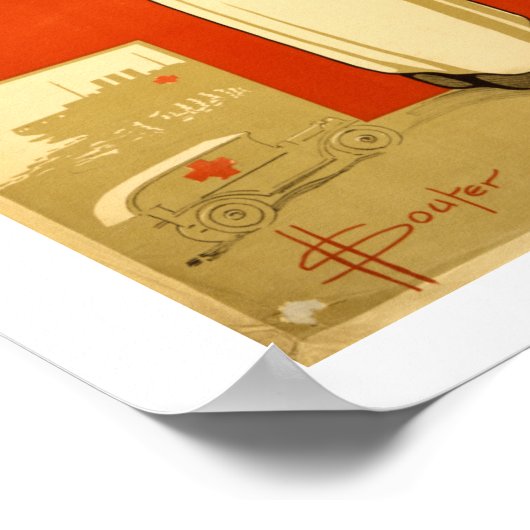 HELP, australisches Rotes Kreuz-Poster Poster (Ecke)