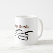 Help Desk Computer Kaffeetasse Geschenk Weihnachte (VorderseiteRechts)