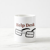 Help Desk Computer Kaffeetasse Geschenk Weihnachte (Mittel)
