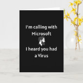 Help Desk Scam Meme Karte (Gelbe Blume)