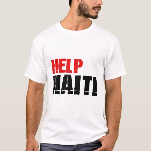 HELP HAITI T-Shirt (Vorderseite)