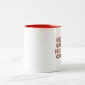 Help Me Coffee mug Zweifarbige Tasse (Mittel)