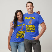 Help me Stack Overflow funny devops er programmier T-Shirt (Unisex)