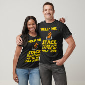 Help me Stack Overflow funny devops er programmier T-Shirt (Unisex)