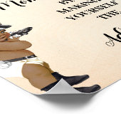 Help Mom Make Yourself Addressee Little Recruit Poster (Ecke)