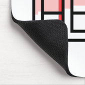 Help! Retro RPG Chat Box Pixel Design Mousepad (Ecke)