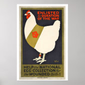 Help the National Egg Collection for the Wounded Poster (Vorne)