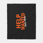 Help Wanted Apply Within Fleecedecke (Vorderseite)